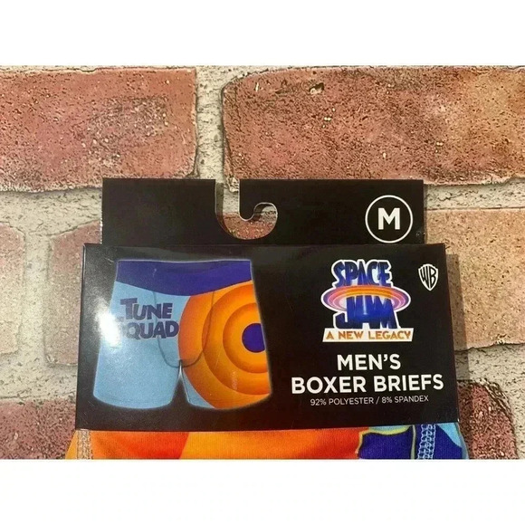 New Mens Space Jam Tune Squad Boxer Brief sz Medium NWT - Picture 3 of 5